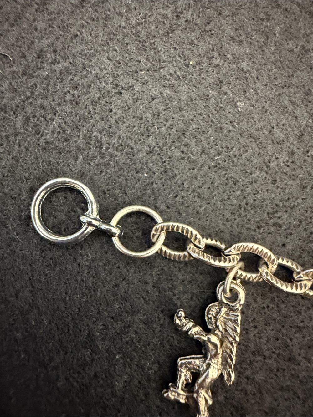 Silver-Tone Western Charm Bracelet with Turquoise Accents - Picture 9 of 10